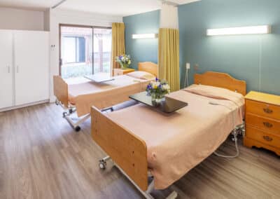 a semi-private room at Aviara Healthcare